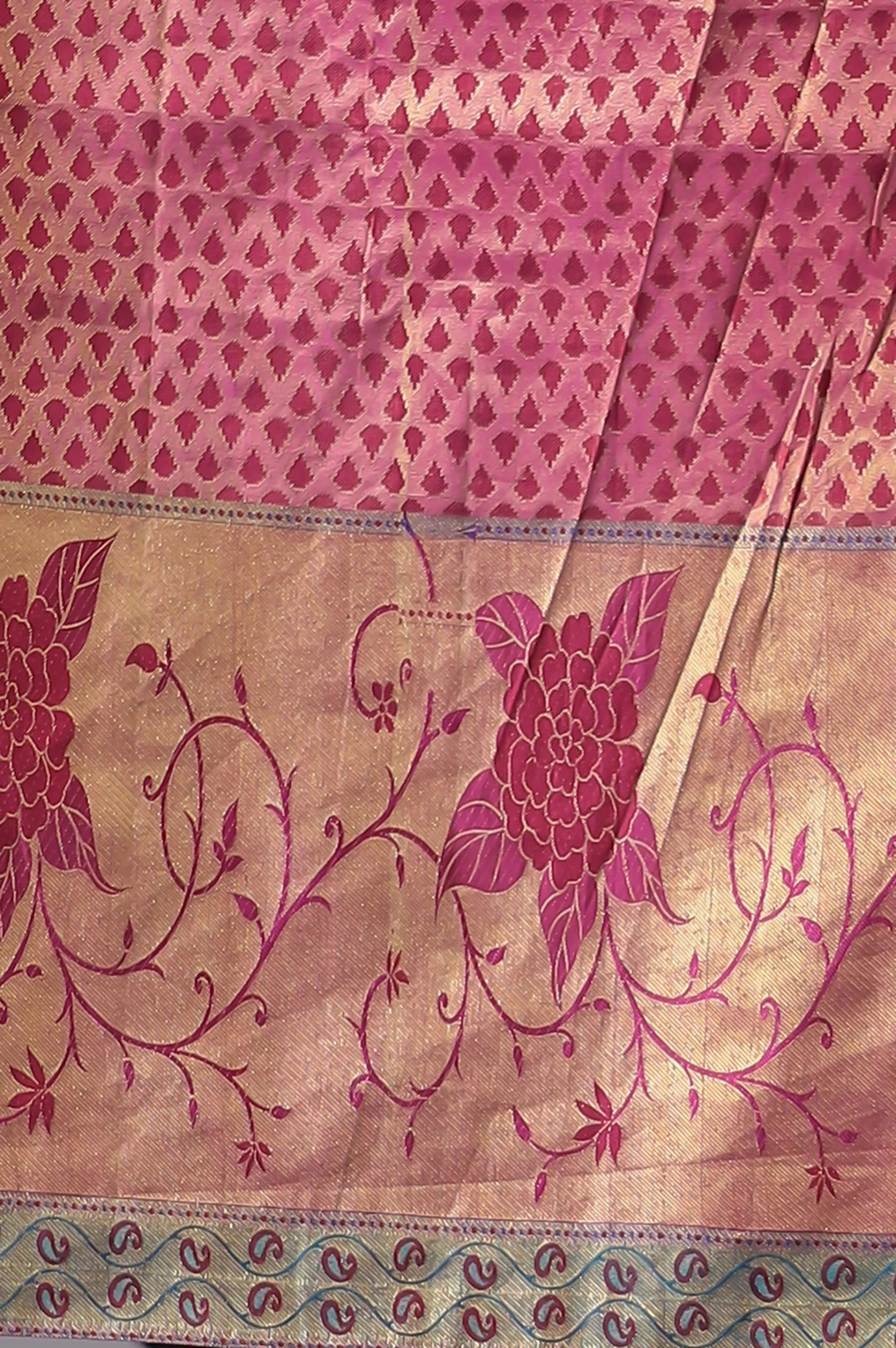 Hand Woven Pure Handloom Saree - Image 7
