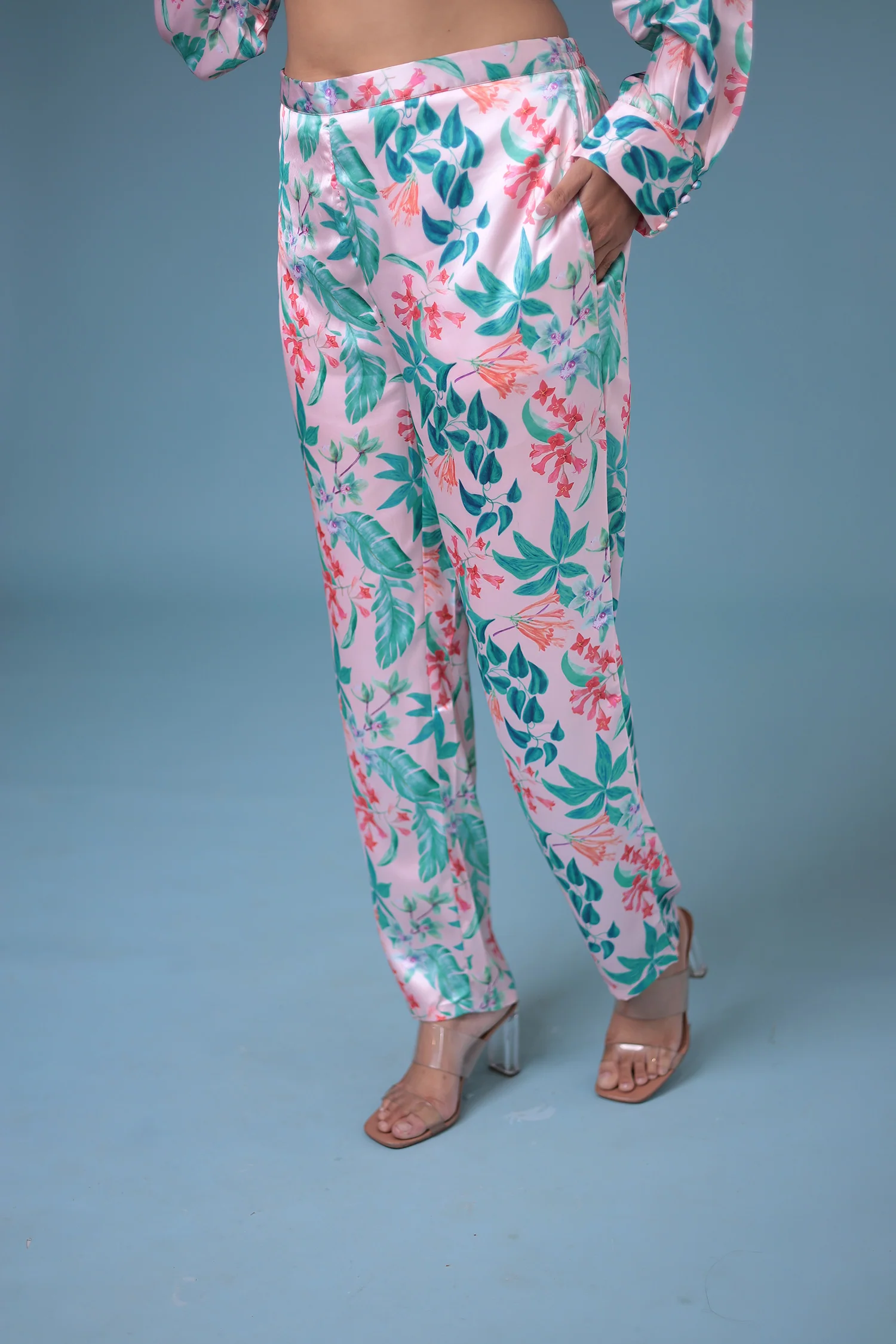 Banarasi Satin Silk Co Ords Set - Image 6