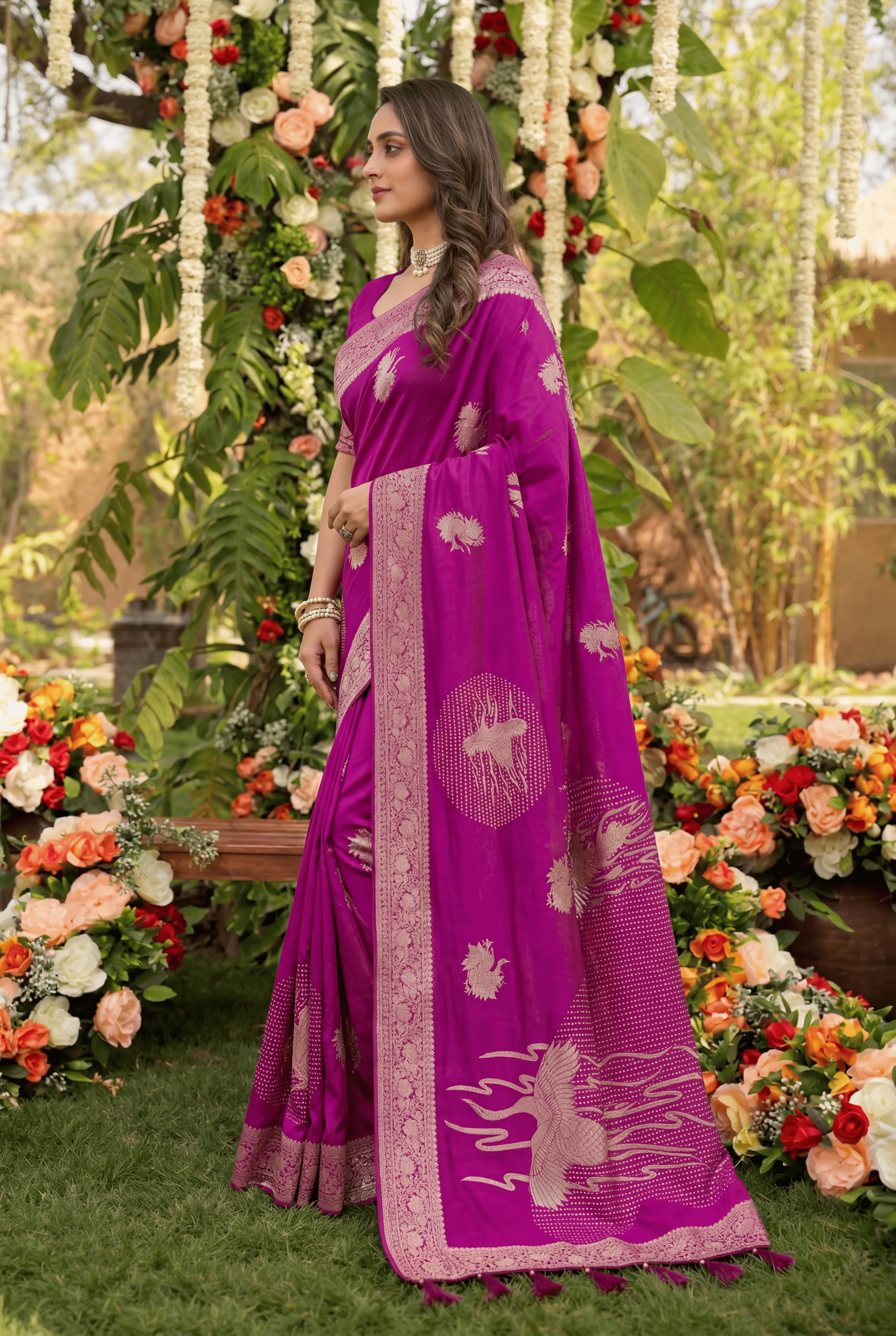 Banarasi Silk Saree - Image 3