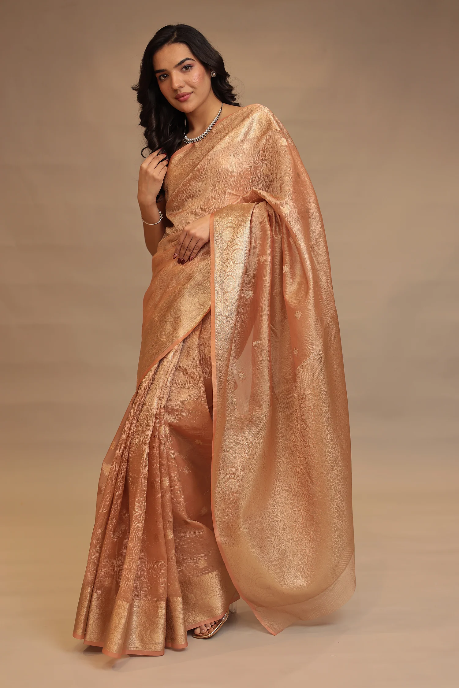Banarasi Tissue Saree - Image 5