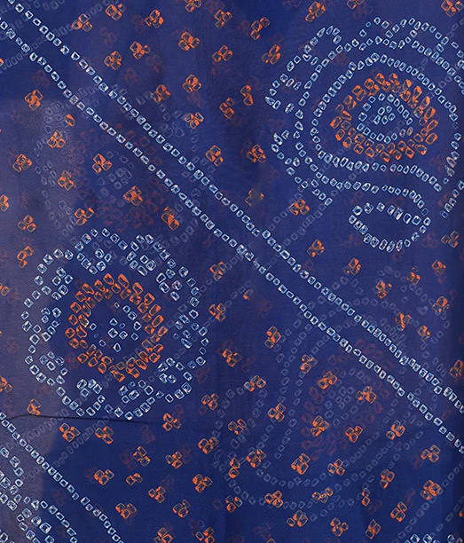 Timeless Bandhej Georgette Saree - Image 49