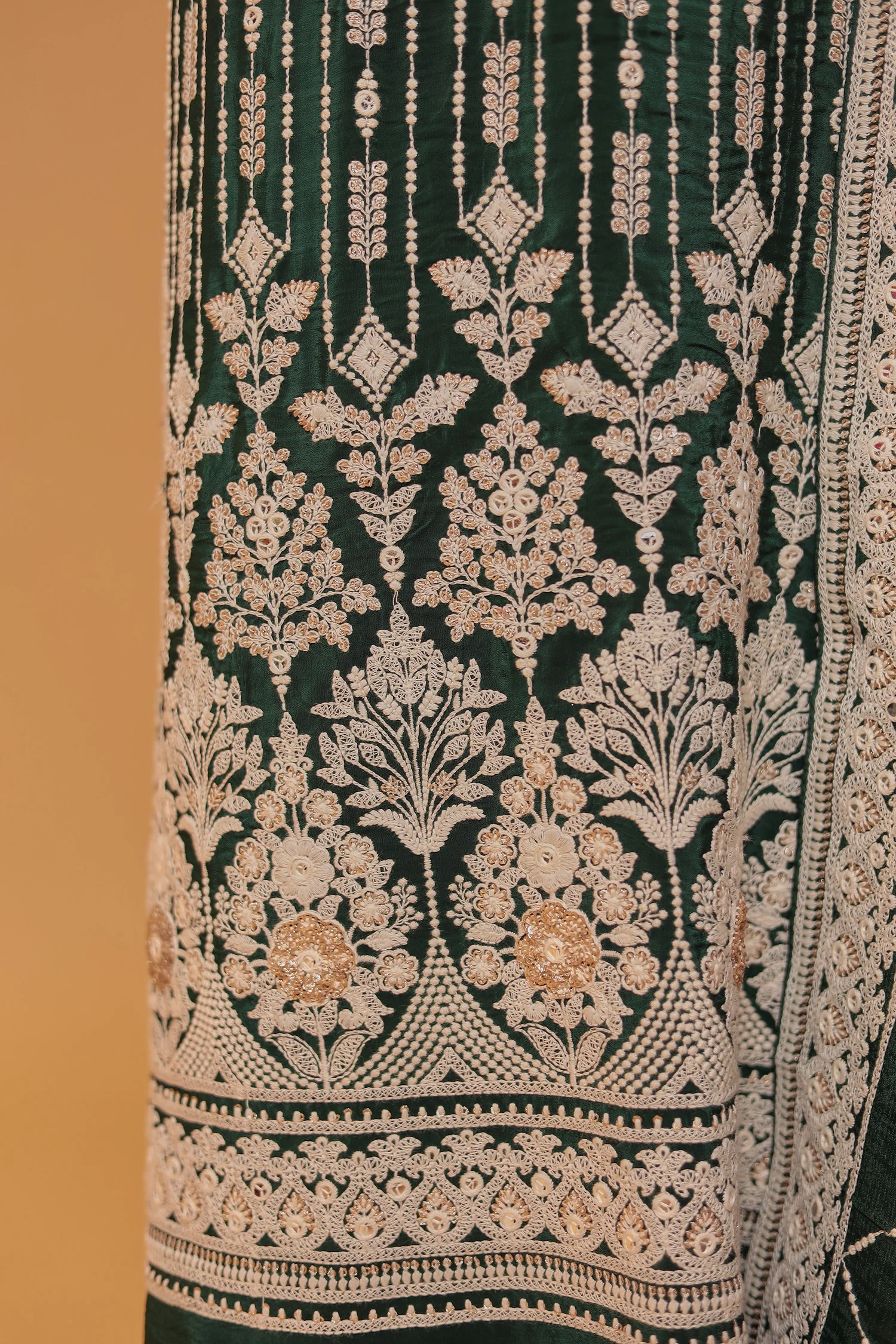 Georgette Unstitched Suit with Thread work - Image 3