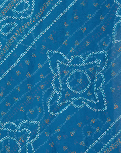 Timeless Bandhej Georgette Saree - Image 52