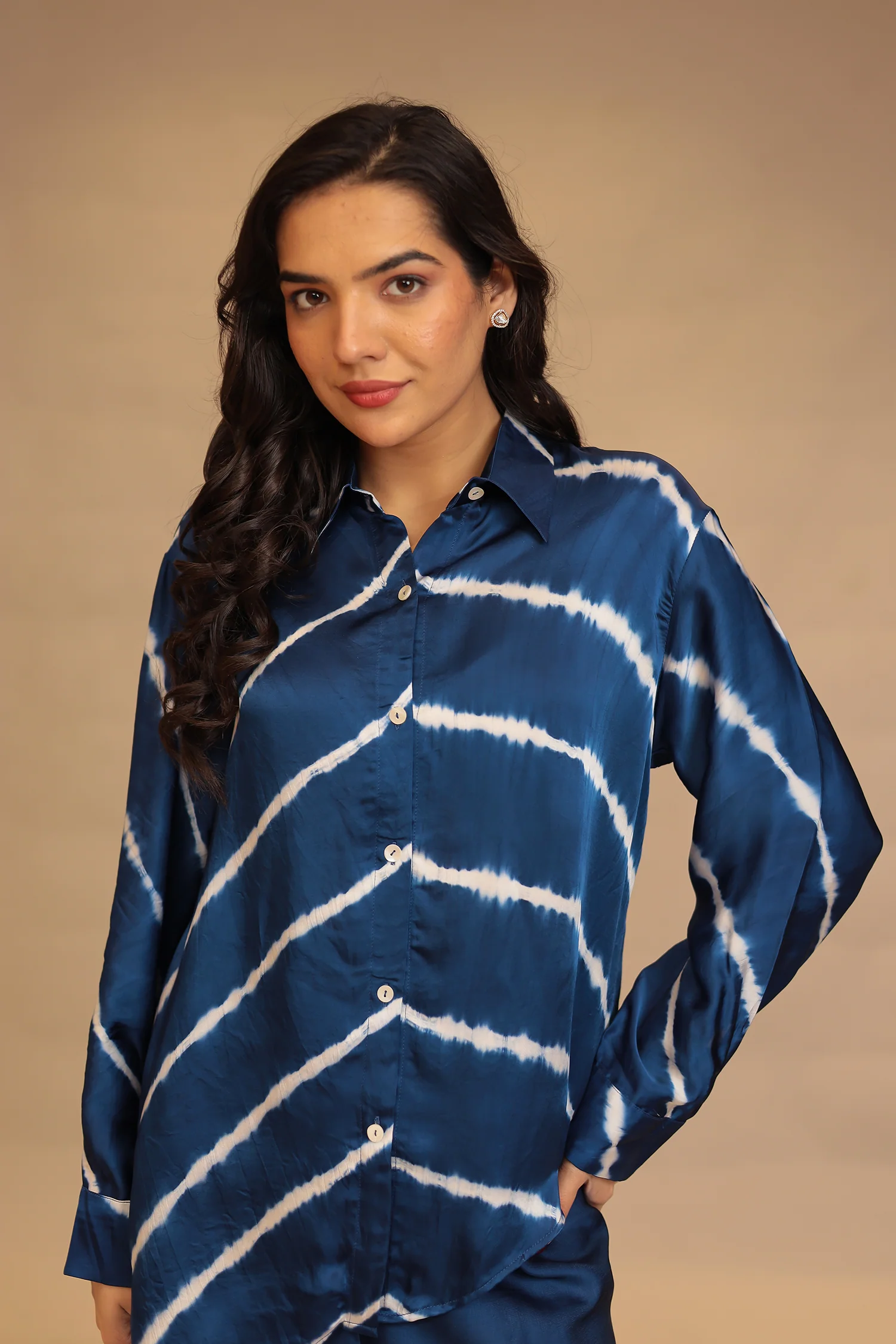 Leheriya Satin silk Indowestern - Image 2