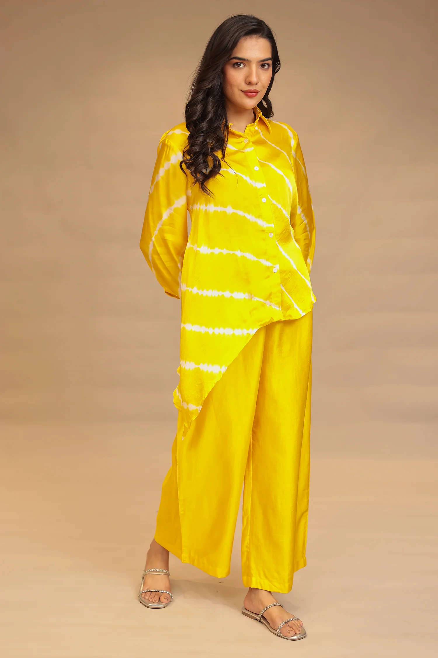 Leheriya Satin silk Indowestern - Image 3