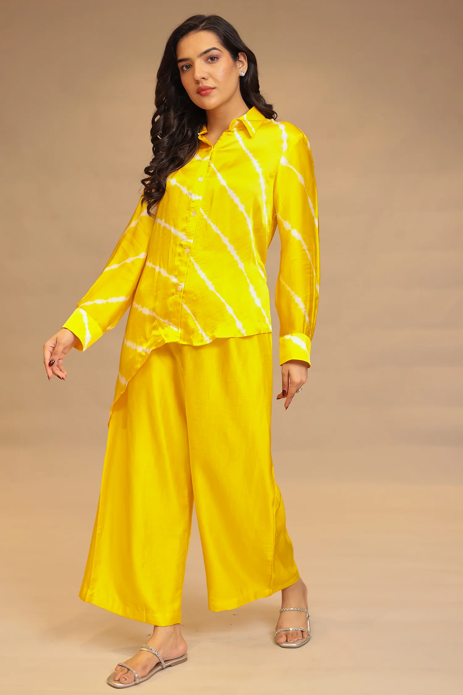Leheriya Satin silk Indowestern - Image 5