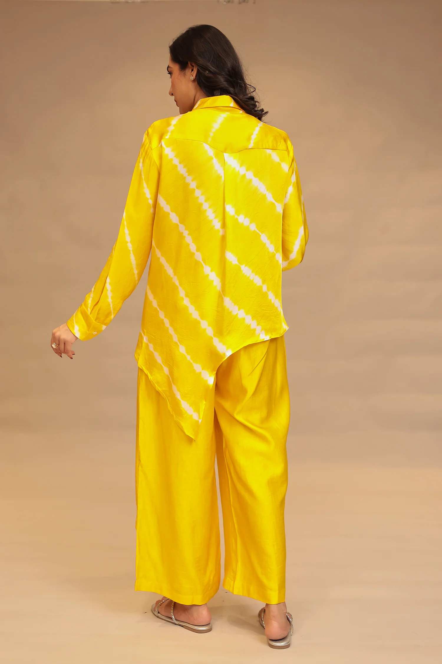 Leheriya Satin silk Indowestern - Image 6