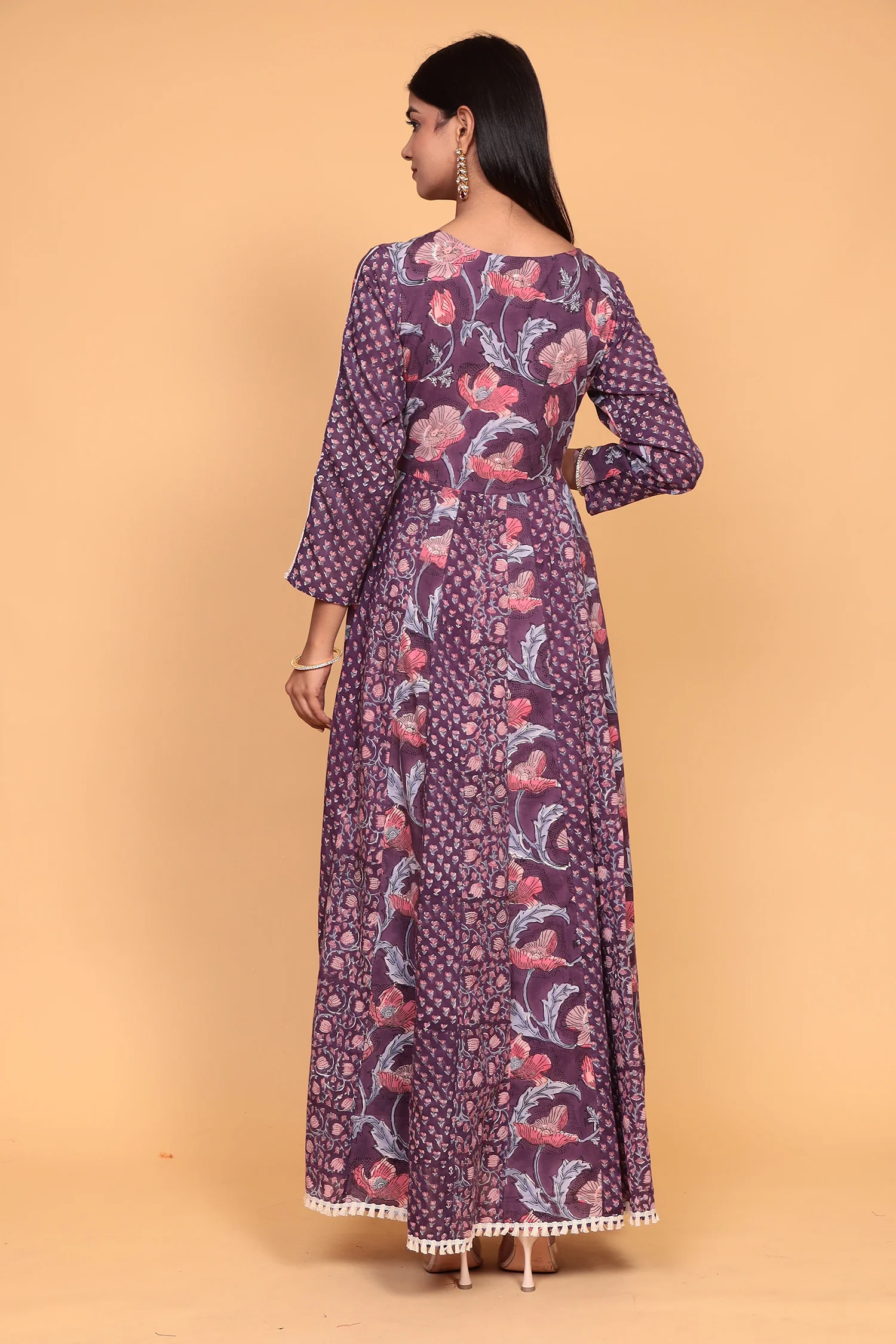 Printed Cotton Kurta Stitched - Image 4
