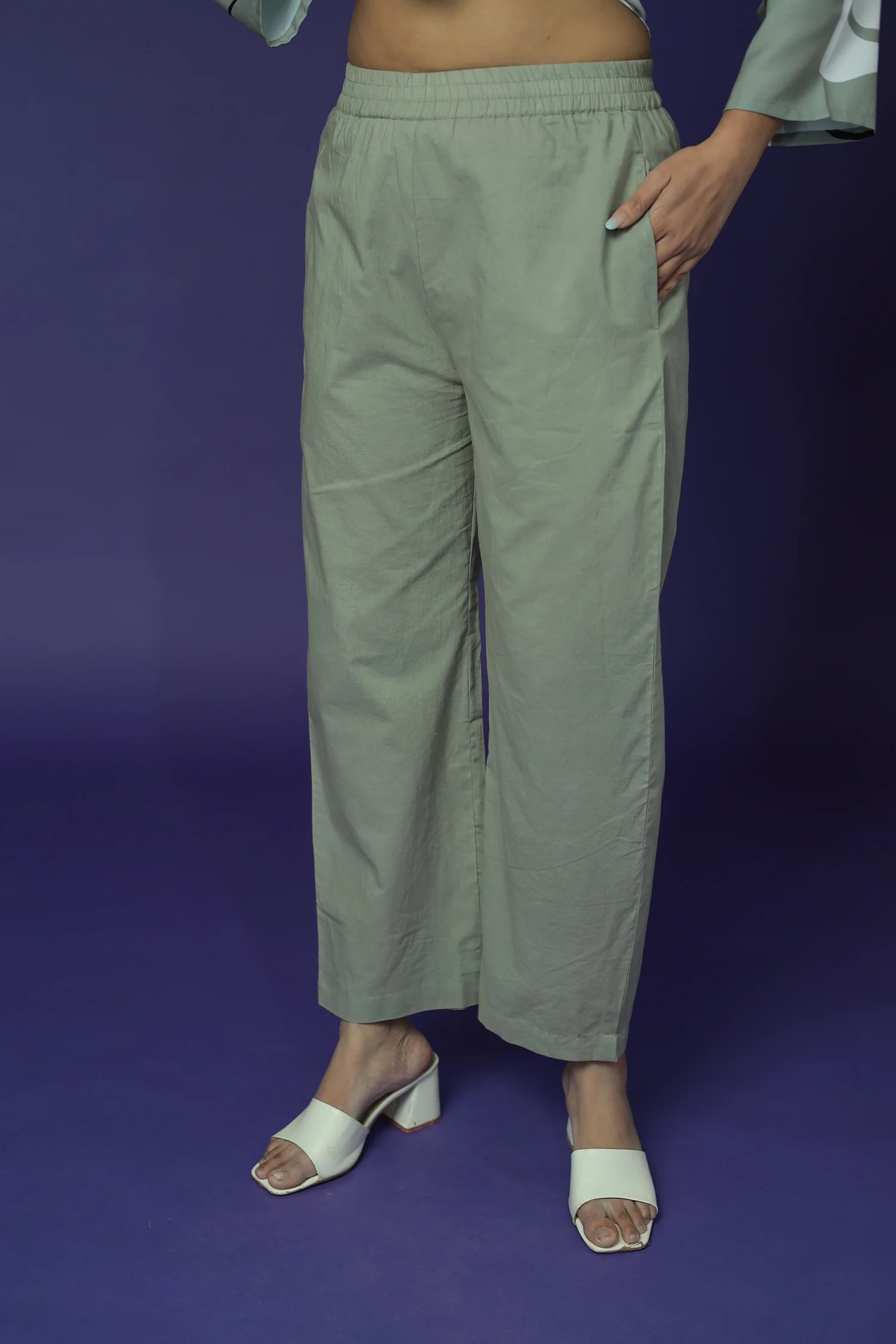 Printed Cotton Slub Co Ords Set - Image 7