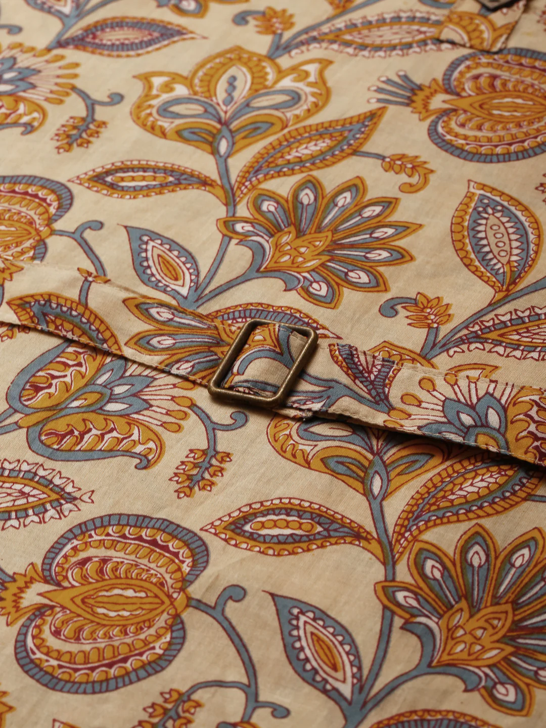 Printed A- Line Cotton Western Dress - Image 16
