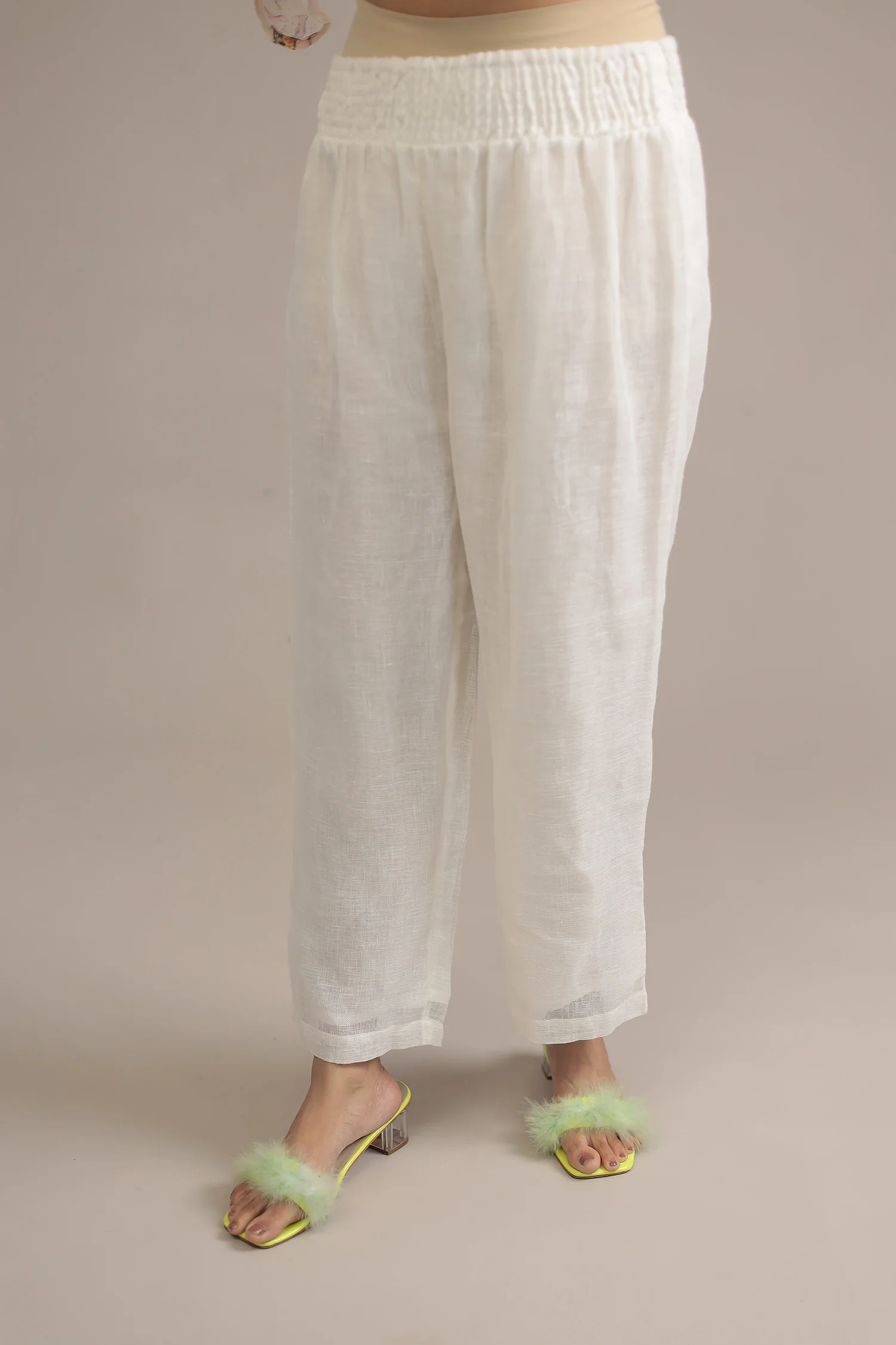 Printed Linen Kurta - Image 6