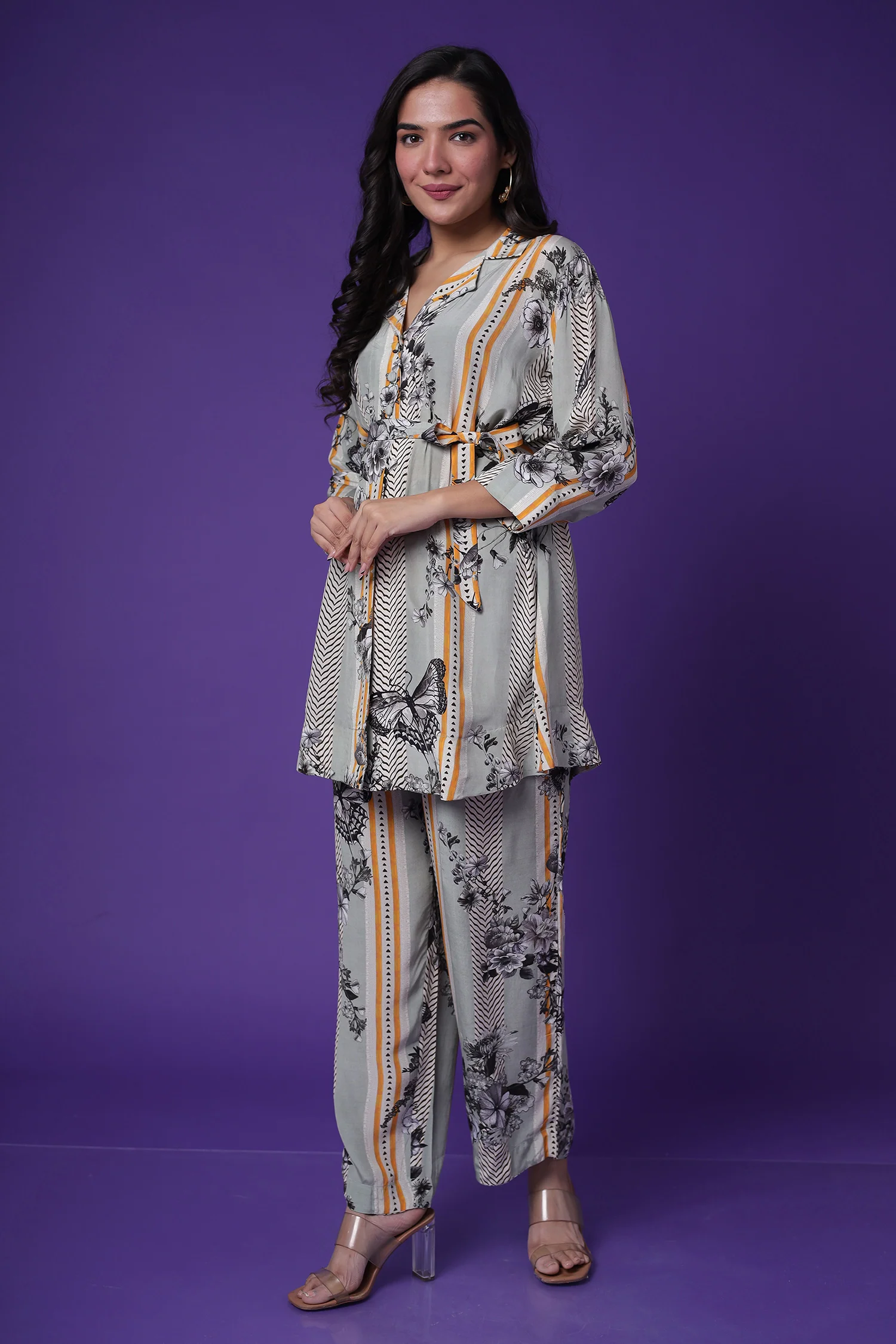 Printed Muslin Co Ords Set - Image 5