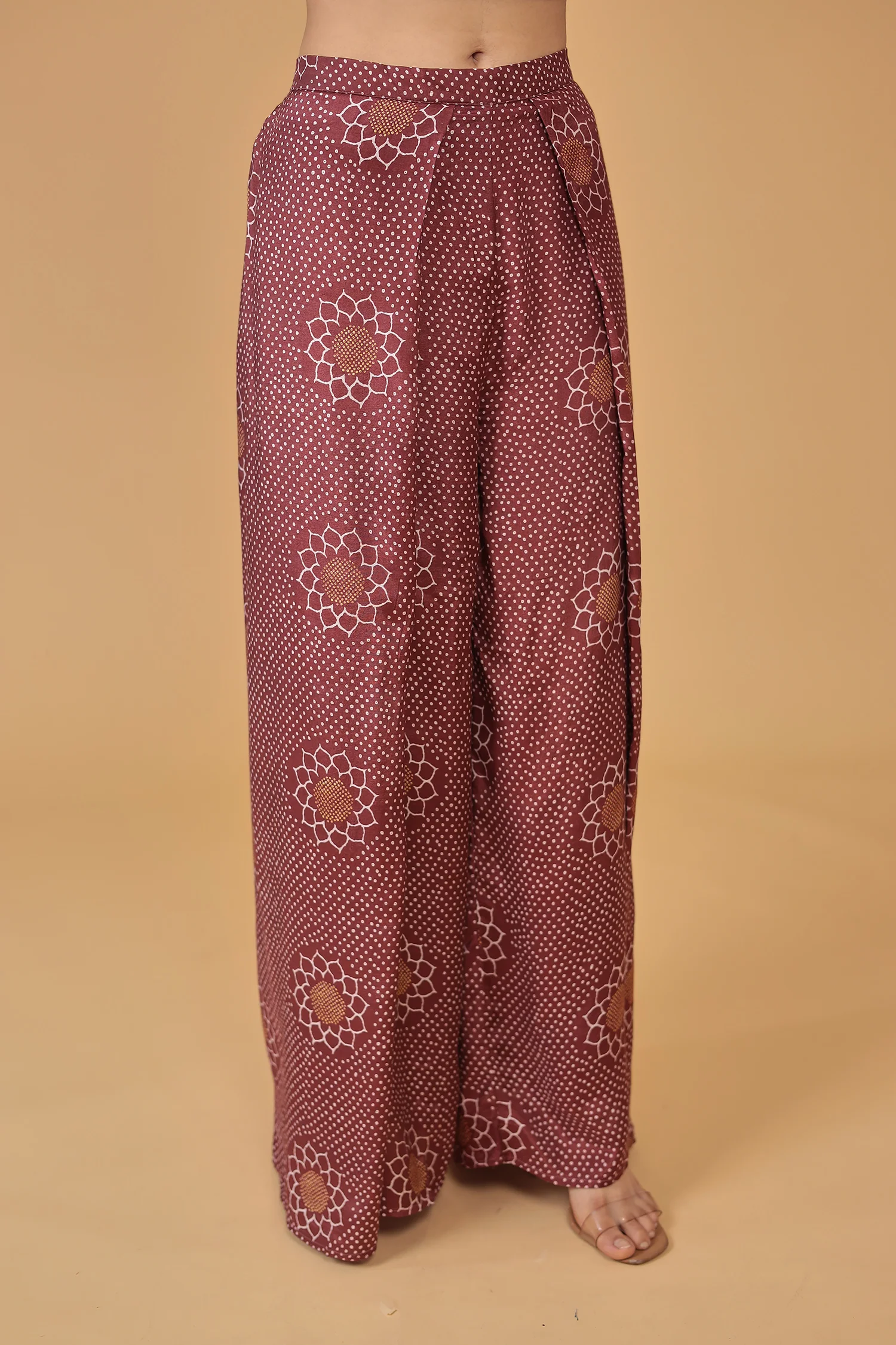 Printed Silk Blend Indowestern with Embroidered work - Image 6
