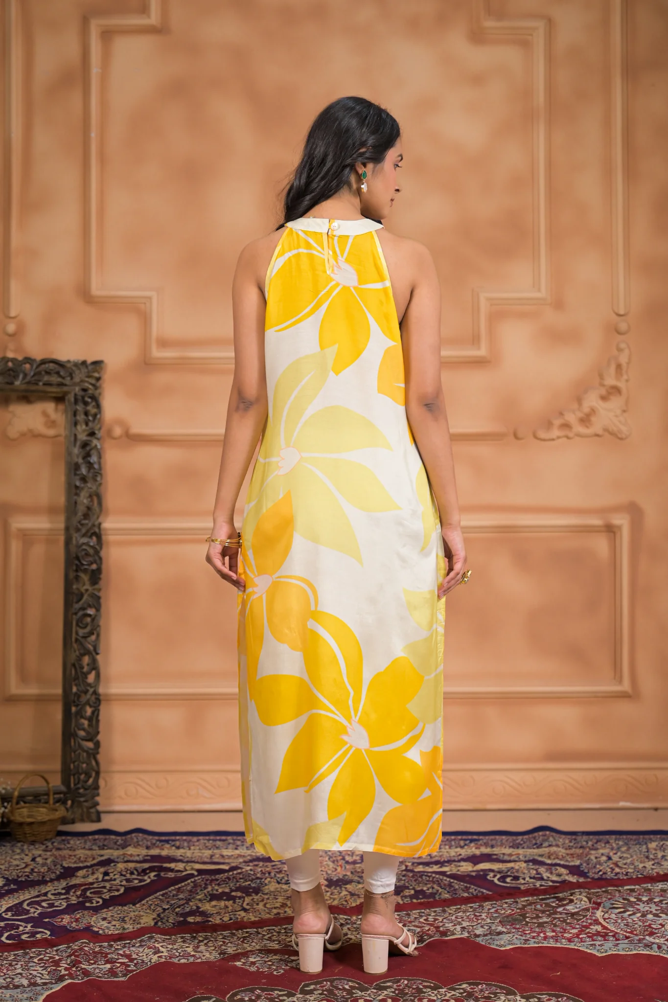 Printed Silk blend Kurta - Image 6