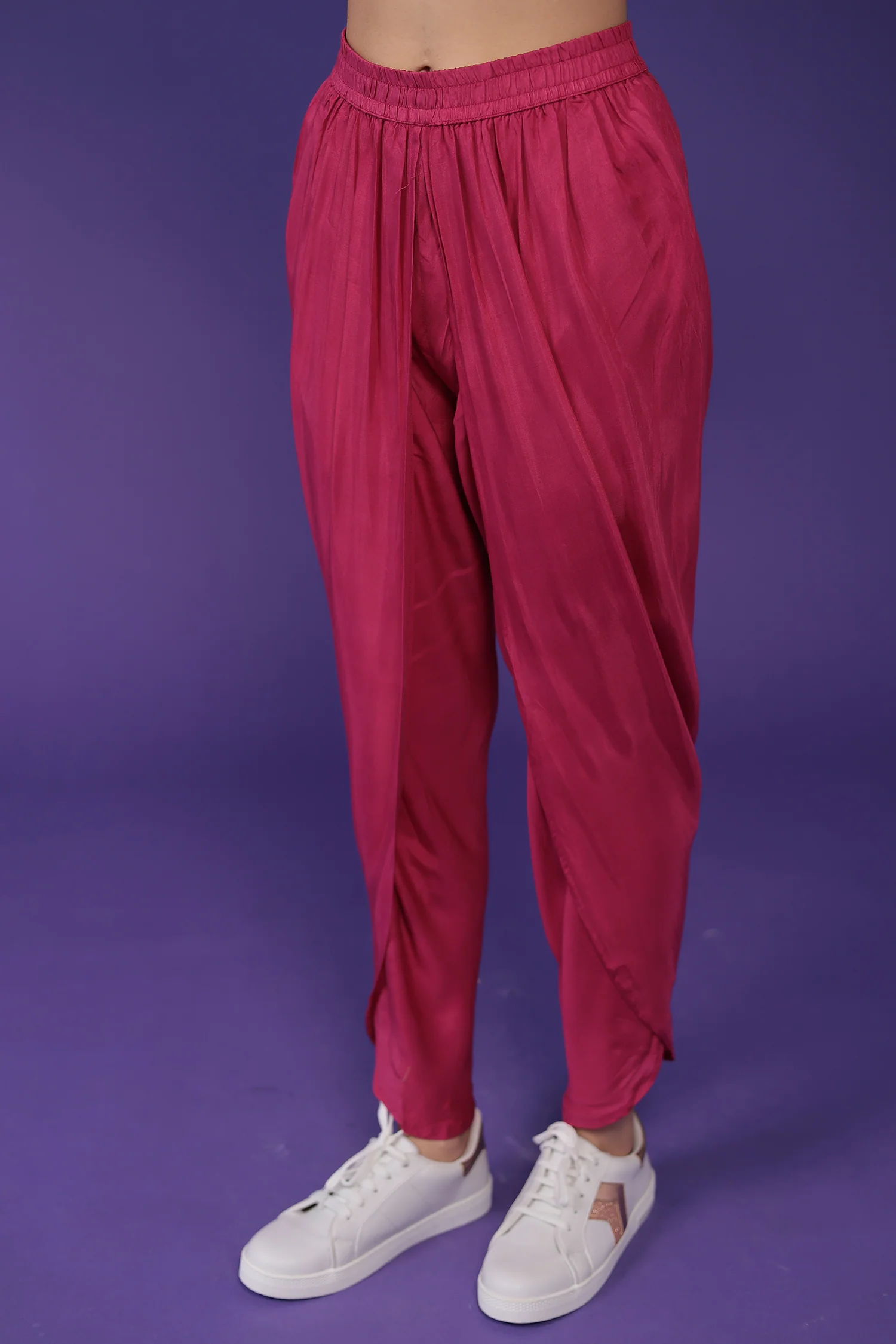 Printed Silk Blend Kurta Set Stitched - Image 6