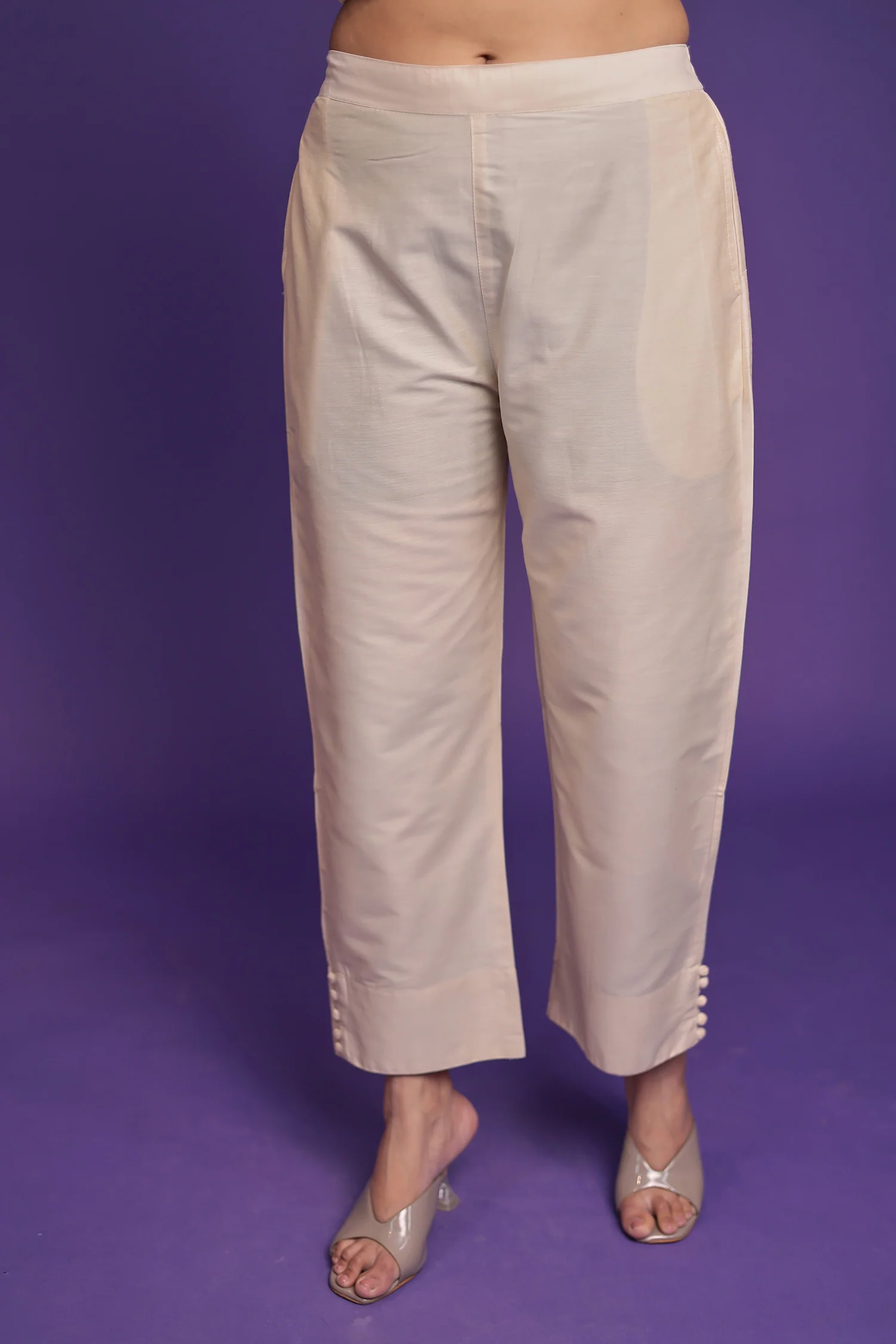 Jacket Style Banarasi Silk Kurta Set Stitched - Image 7