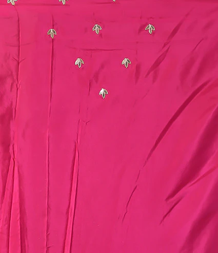 Shaded Chiffon Saree with Gota Patti work - Image 7