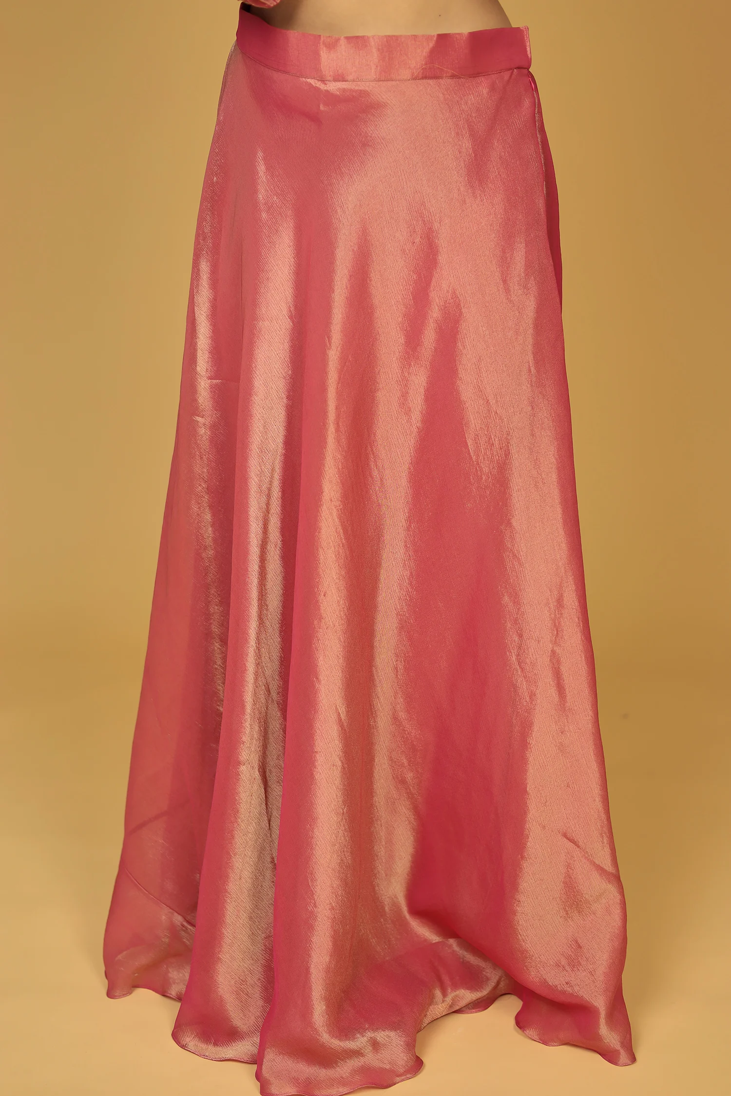 Shimmer Tissue Indo Western (3Pc) with Dori, Sequins and Thread work - Image 13