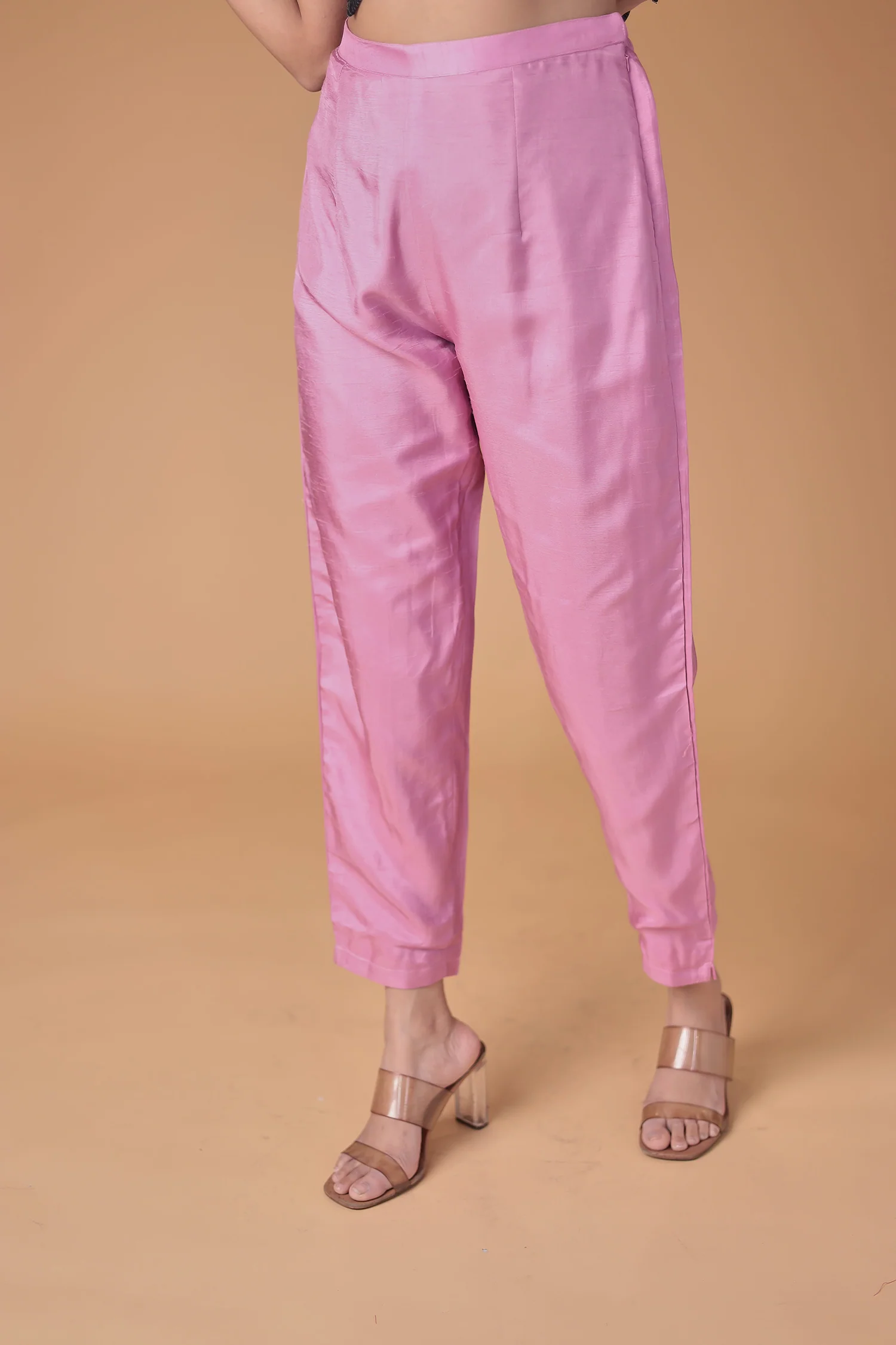Silk Blend Suit with Thread and Zardozi work - Image 6