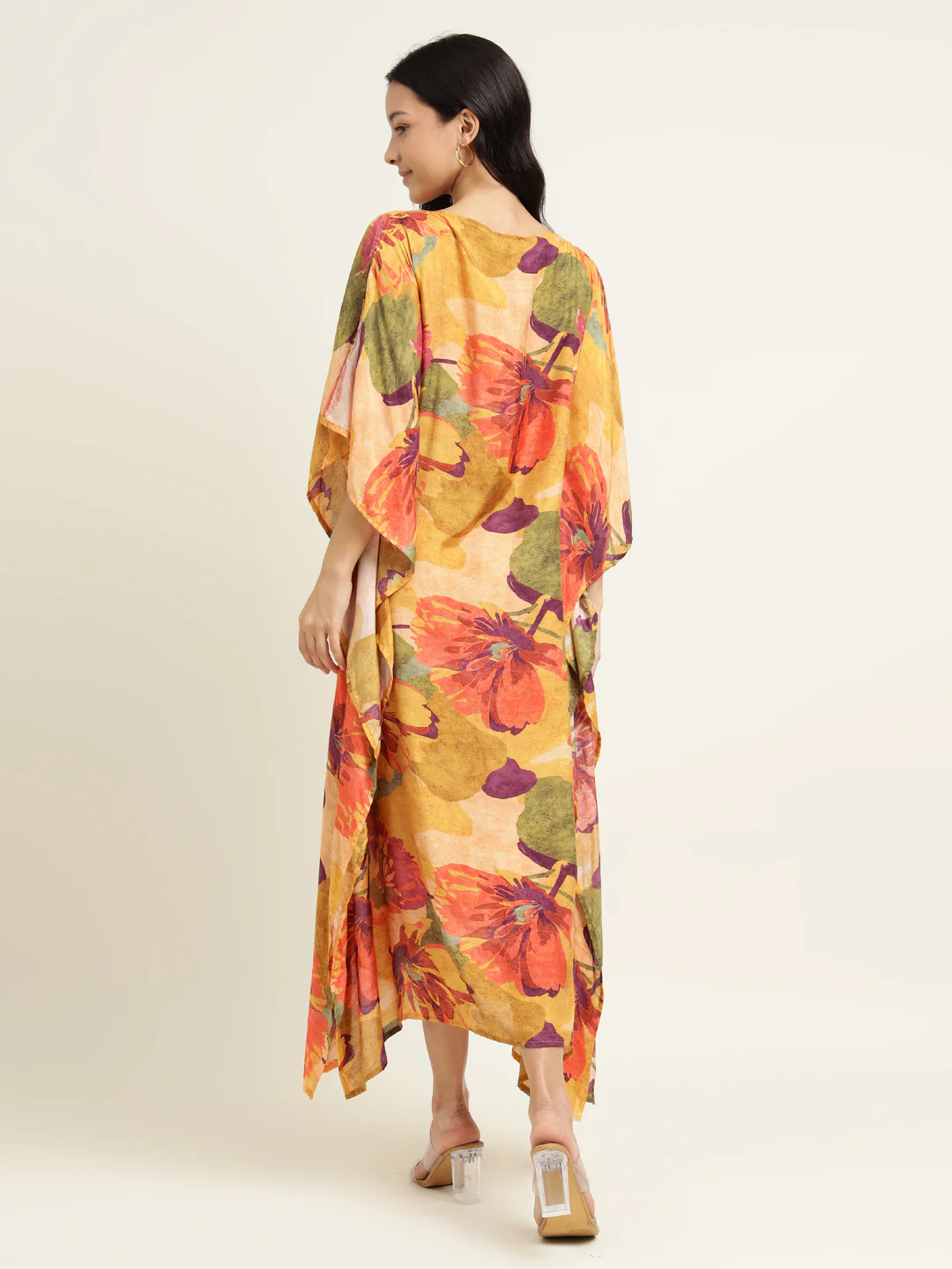 Printed Silk Blend Dress - Image 6